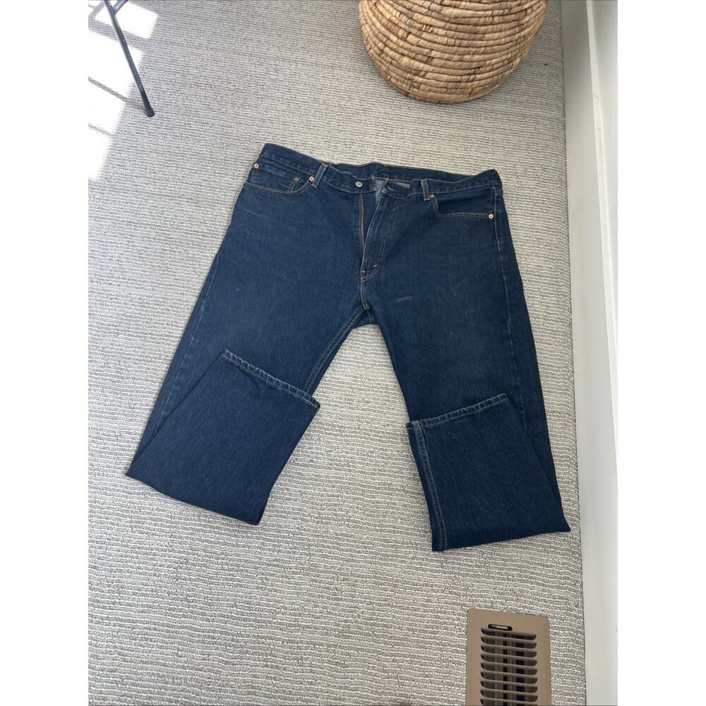 NWT LEVI'S 505 REGULAR FIT STRAIGHT NEW MEN'S JEANS SIZE 42X30 - Picture 10 of 11